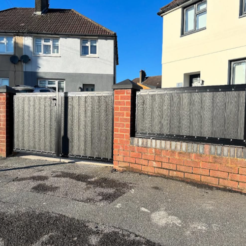 Composite fence and gate 
